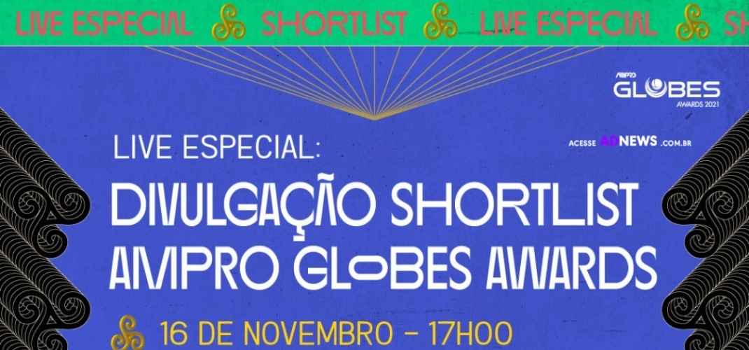 Ampro realiza live para divulgar o shortlist do Ampro Globes Awards