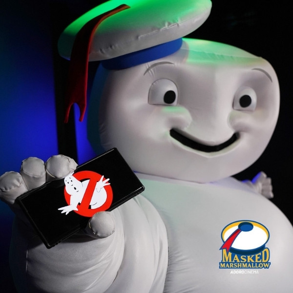 Ghostbusters: Marshmallow mascarado estrela campanha do AdoroCinema