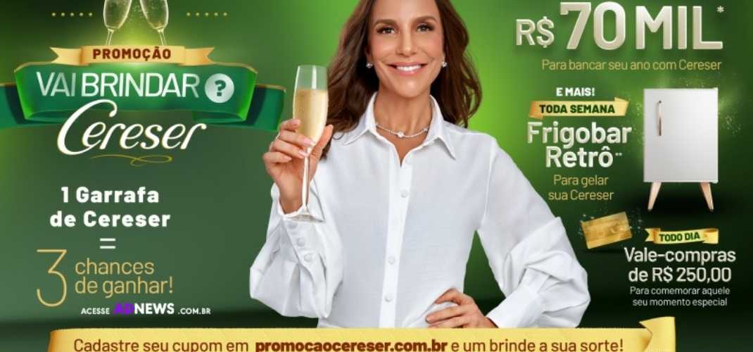 Ivete Sangalo faz brinde virtual com fãs em promoção da Cereser