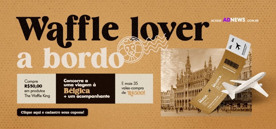 The Waffle King promove viagem à Bélgica