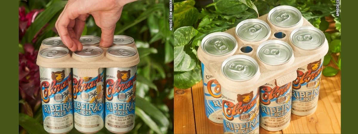 Cervejaria Colorado apresenta embalagem compostável