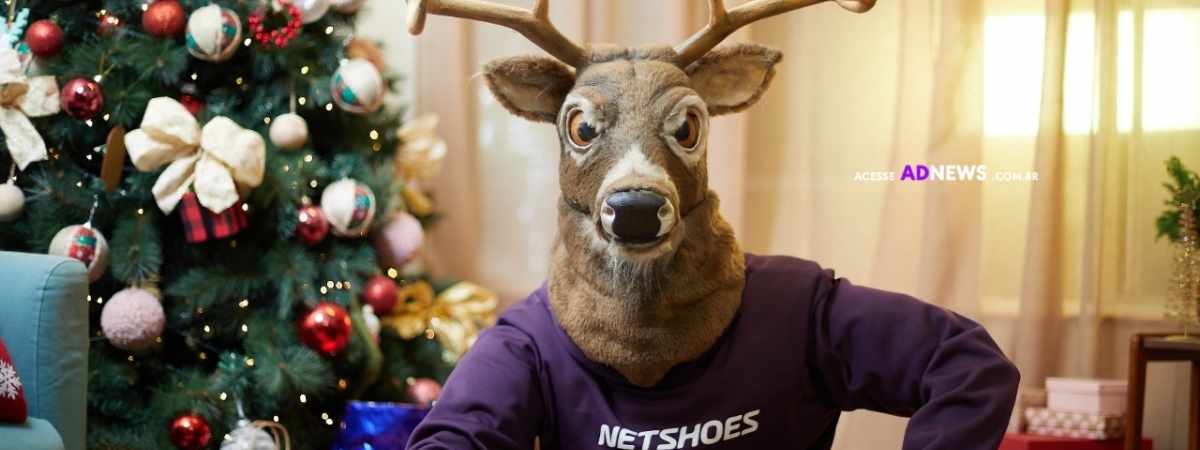 Netshoes lança campanha de Natal com rena que não aceita presente sem graça