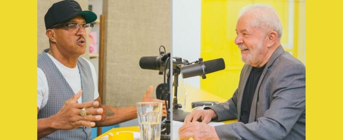 Retrospectiva Spotify: podcast de Mano Brown com Lula é o mais ouvido do Brasil