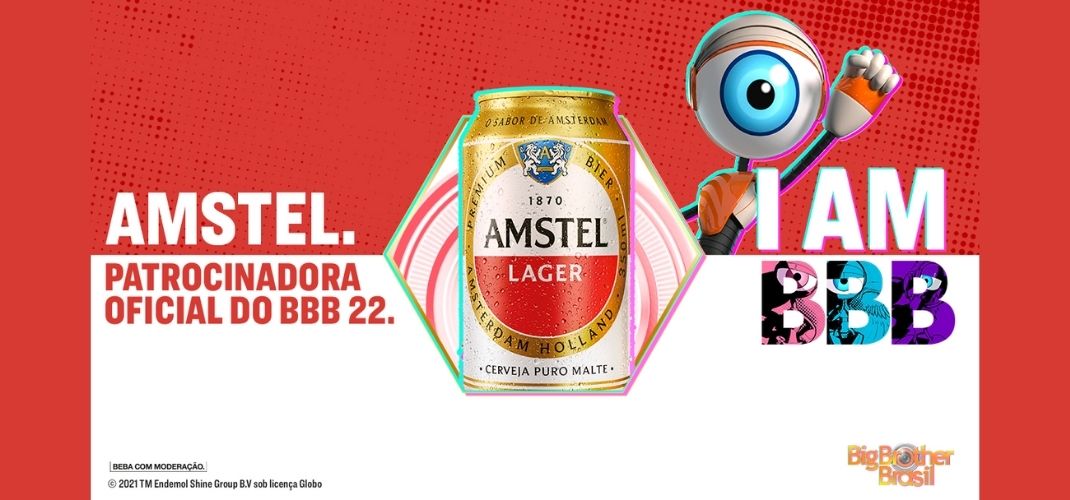 Amstel oficializa patrocínio no BBB22