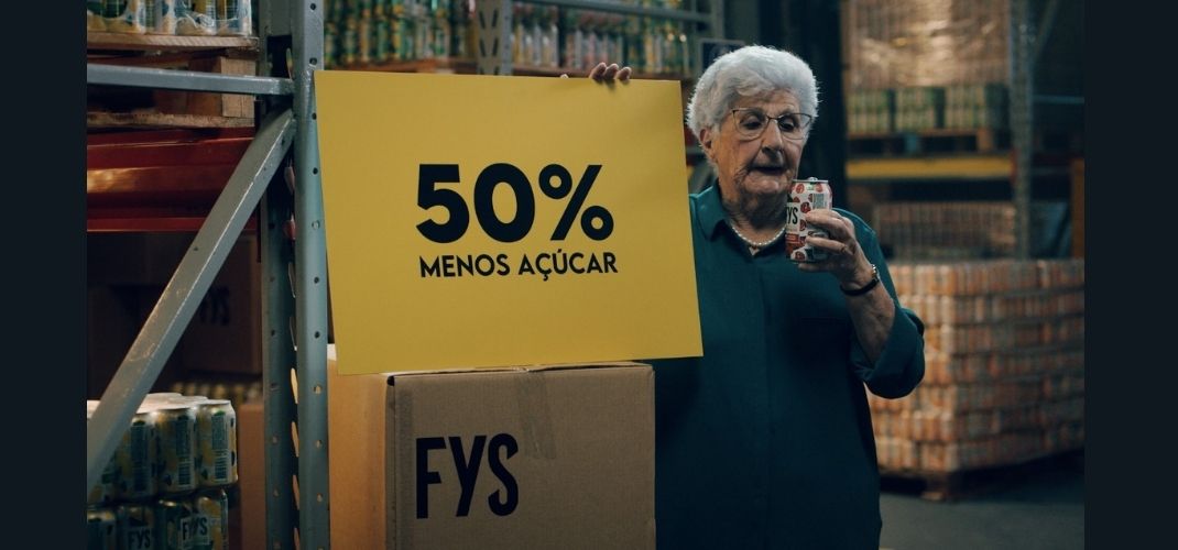 Fys, do grupo Heineken, lança “50% Menos Açúcar e menos Marketing”