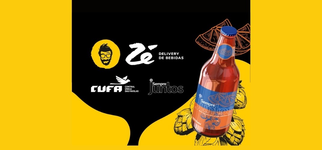 Zé Delivery lança a cerveja "Sempre Juntos", para auxiliar a CUFA