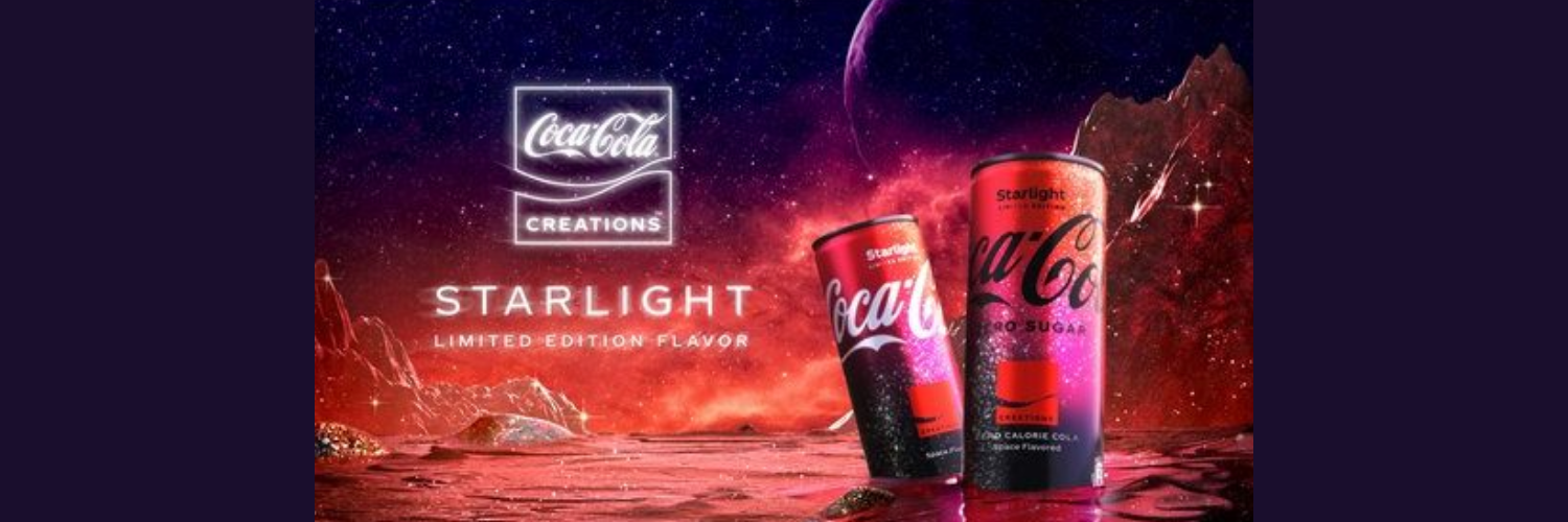Coca-Cola lança novo sabor espacial chamado “Starlight”