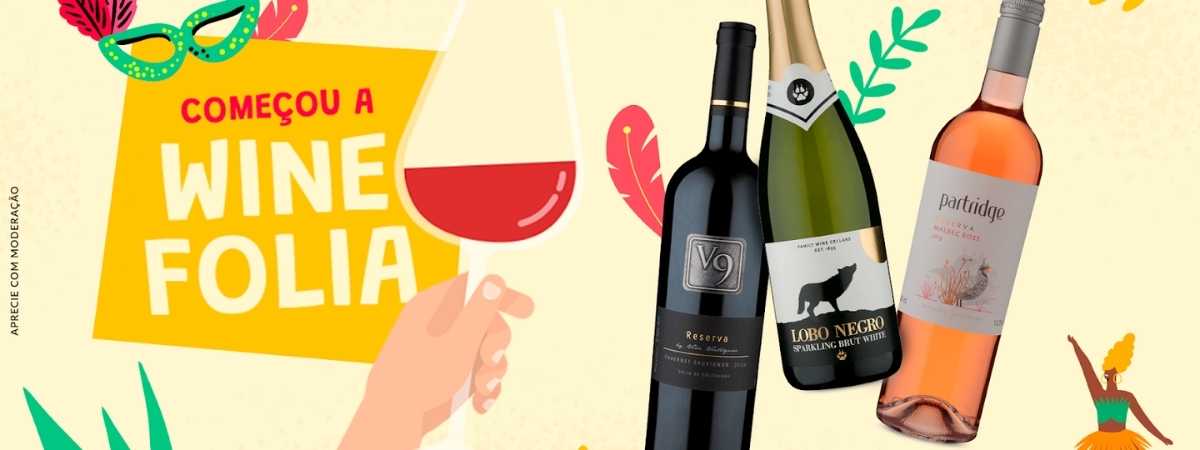 Wine Folia: Wine lança campanha de Carnaval com descontos