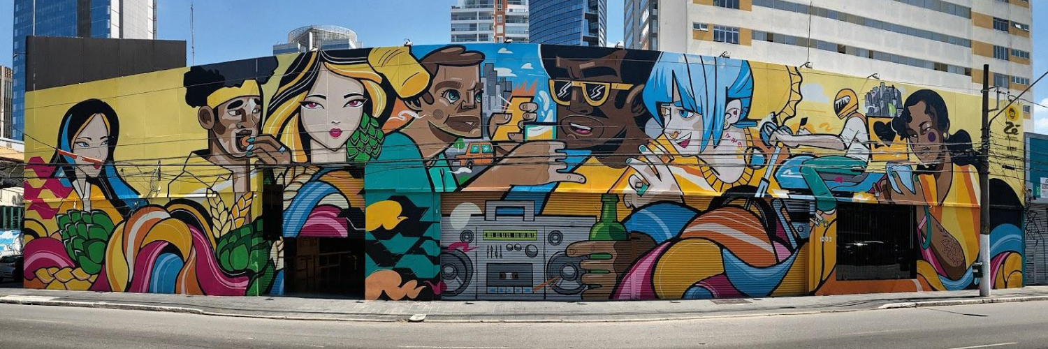 Zé Delivery se une com artista paulistana e traz cores à cidade
