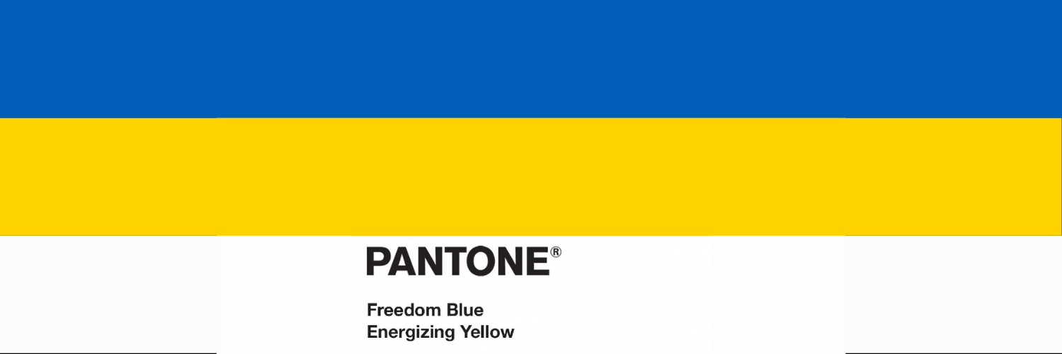Pantone cria cores para apoiar a Ucrânia