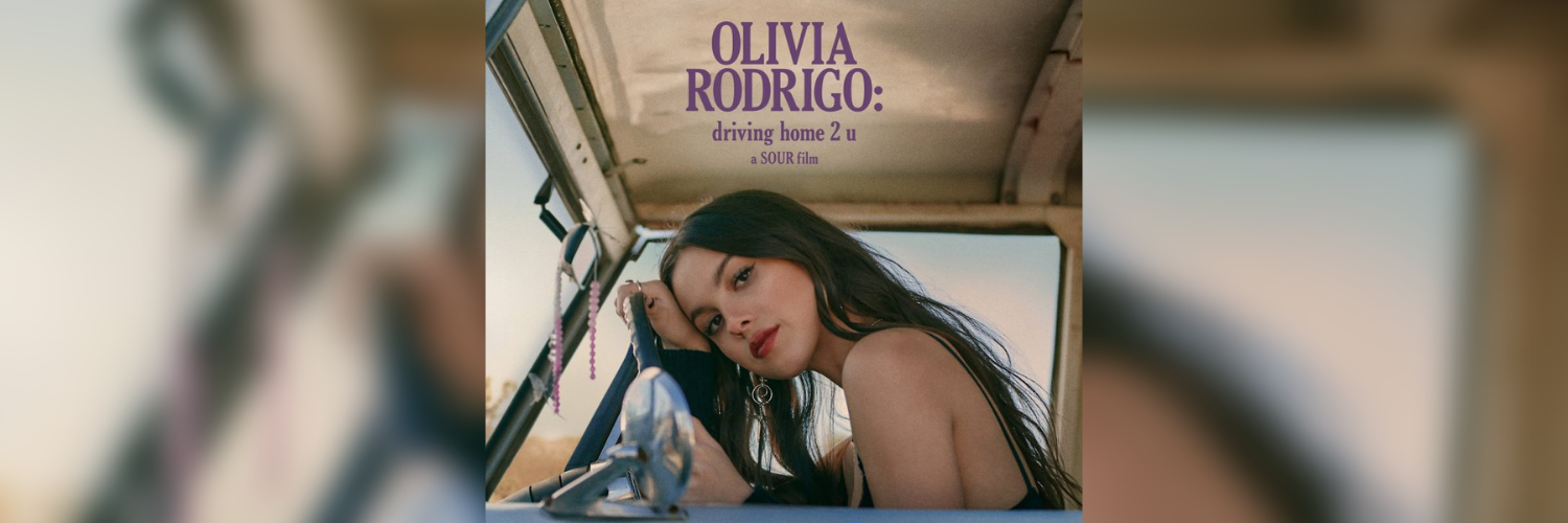 Olivia Rodrigo em pôster de Sour - ADNEWS