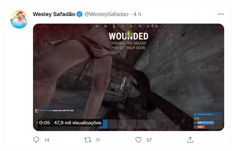 Wesley Safadão tem perfil hackeado com vídeos aleatórios e xingamentos