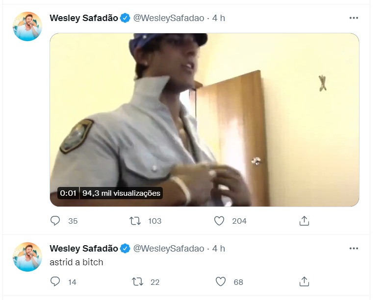 Wesley Safadão tem perfil hackeado com vídeos aleatórios e xingamentos