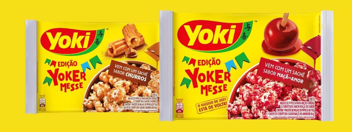 Yoki traz os sabores churros e maçã do amor da edição especial Yokermesse