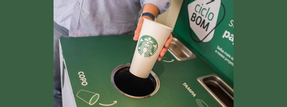 Starbucks Brasil lança iniciativa de reciclagem de copos descartáveis