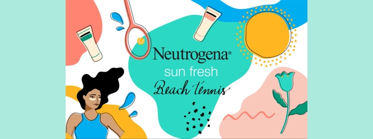 Neutrogena Sun Fresh promove ação especial de Beach Tennis