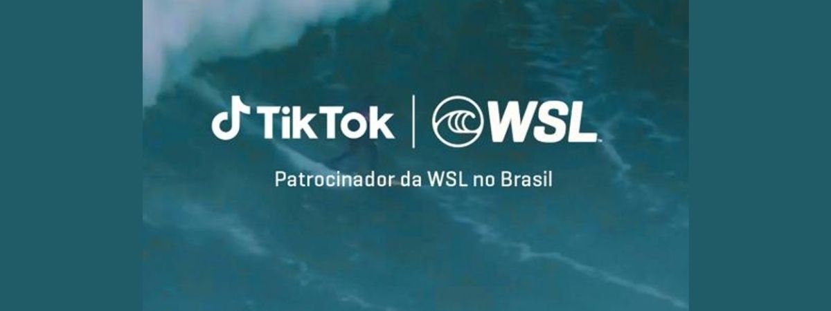 TikTok torna-se patrocinador da World Surf League no Brasil