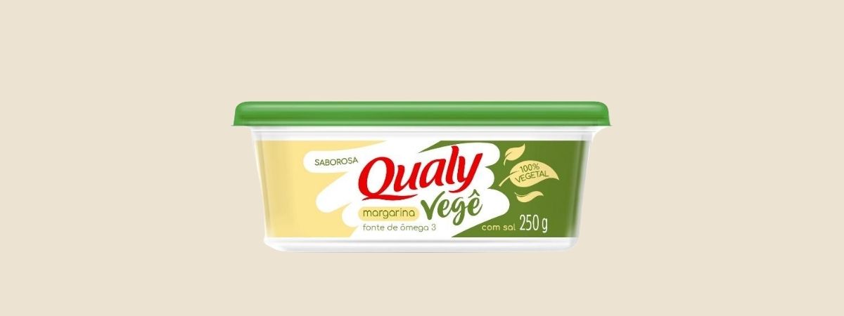 Qualy Vegê: margarina chega aos mercados apenas com ingredientes naturais