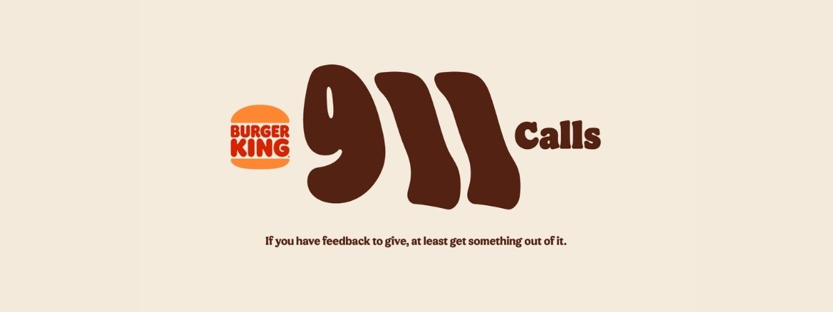 Burger King divulga seu canal de feedback após pessoas ligarem para o 911