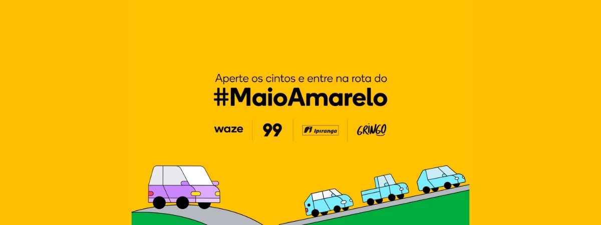 Waze promove campanha de conscientização ao Maio Amarelo