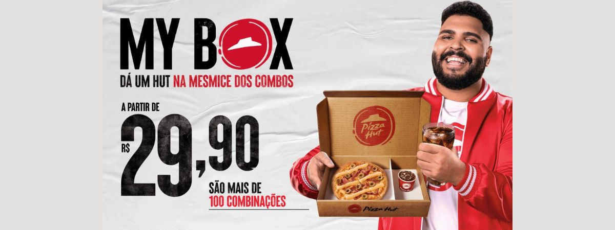 Pizza Hut lança My Box: um combo completo para qualquer momento