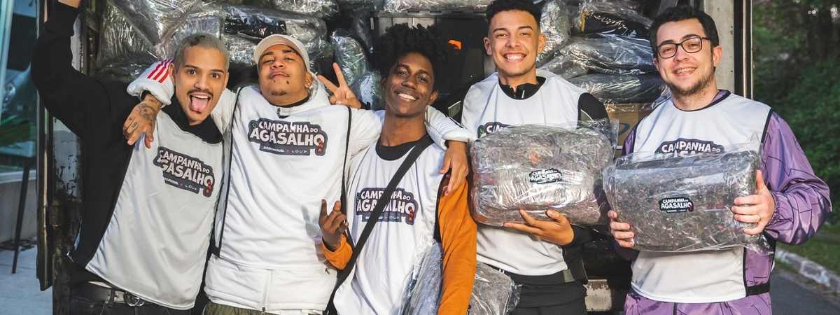 SNACKCLUB se junta a LOUD para doar R$35.000 no combate ao frio de São Paulo