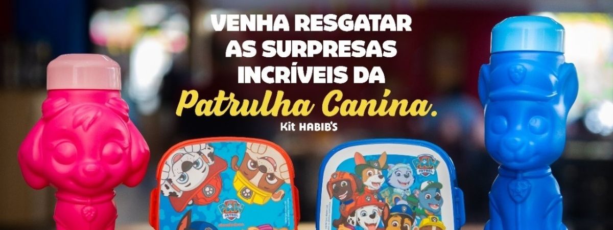 Habib’s fecha parceria com série infantil Patrulha Canina