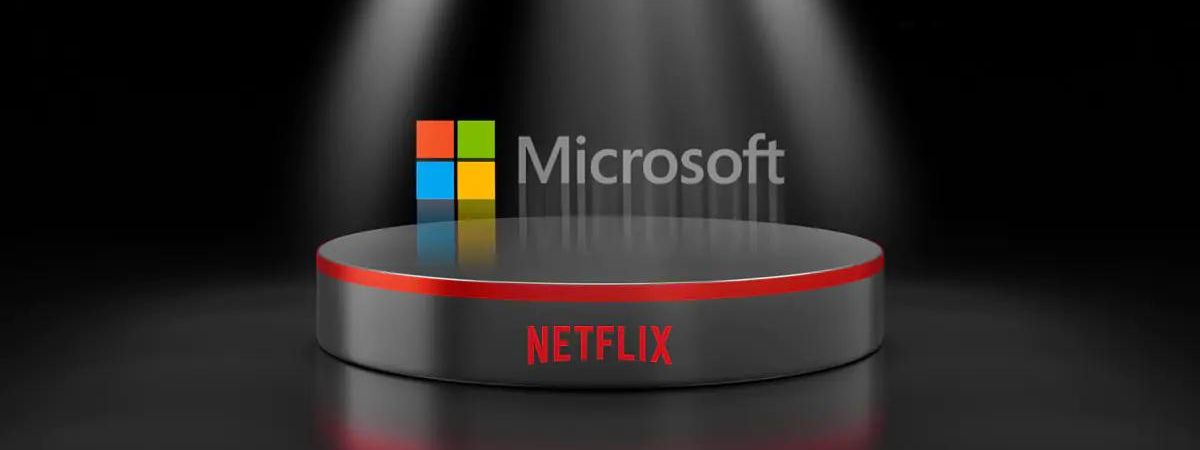 Microsoft faz acordo surpresa com a Netflix para realização de anúncios