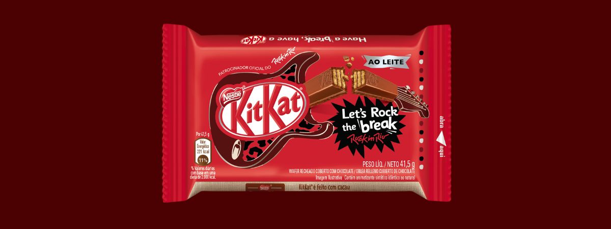 KitKat lança embalagem especial para o Rock in Rio Brasil 2022