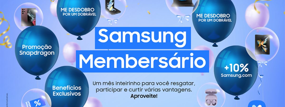 Samsung Members celebra o Membersário com ofertas, concursos e promoções