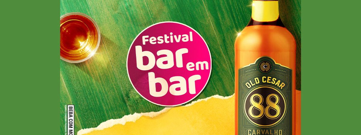 88 Old Cesar patrocina Festival Bar em Bar no RJ e no DF