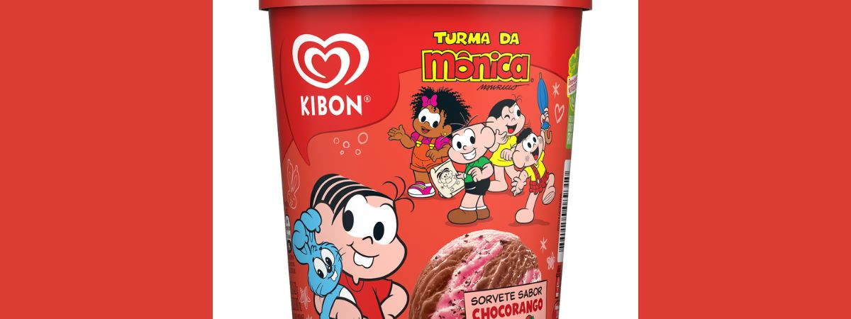 Kibon e Turma da Mônica se unem em parceria e lançam sabor inédito