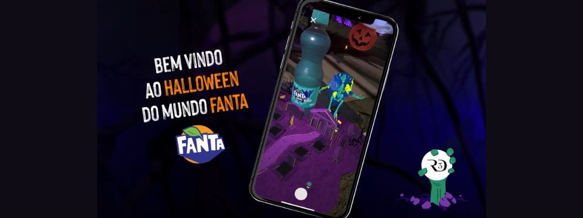 RD3 Digital cria monstros que saem de latas para o Halloween da Fanta