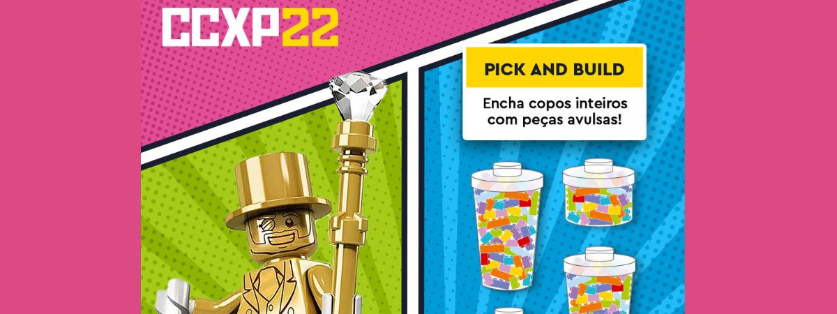 Grupo MCassab e LEGO anunciam Pop-up Store na CCXP22