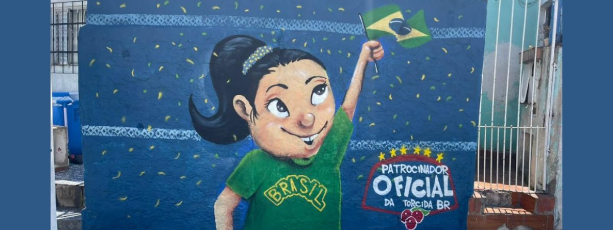 Guaraná Antarctica leva pinturas em muros em homenagem à Seleção Brasileira para todo o país