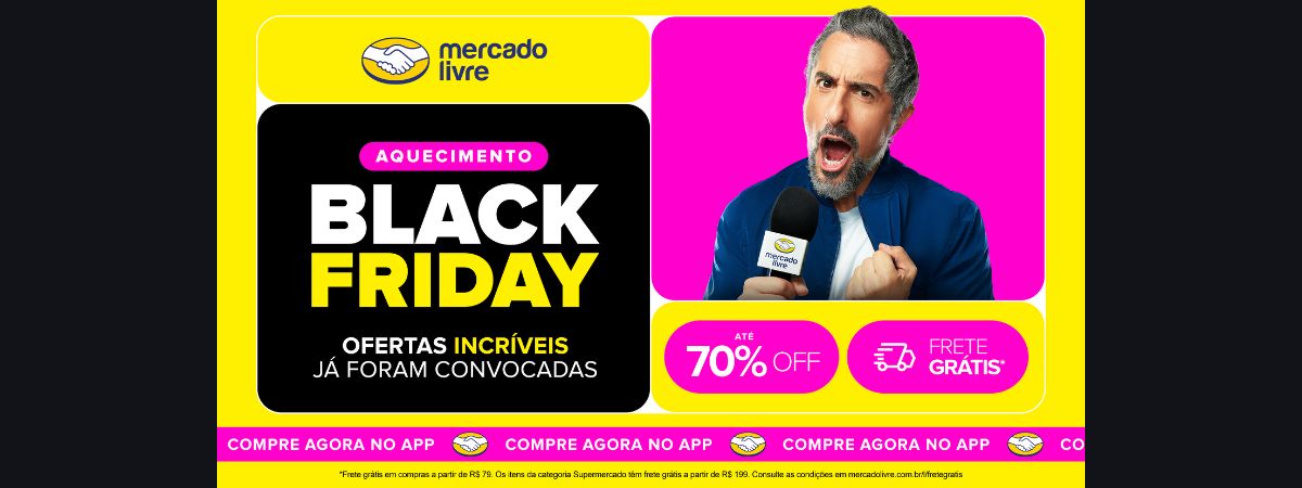 Mercado Livre traz Marcos Mion e Casimiro para campanha da Black Friday 2022