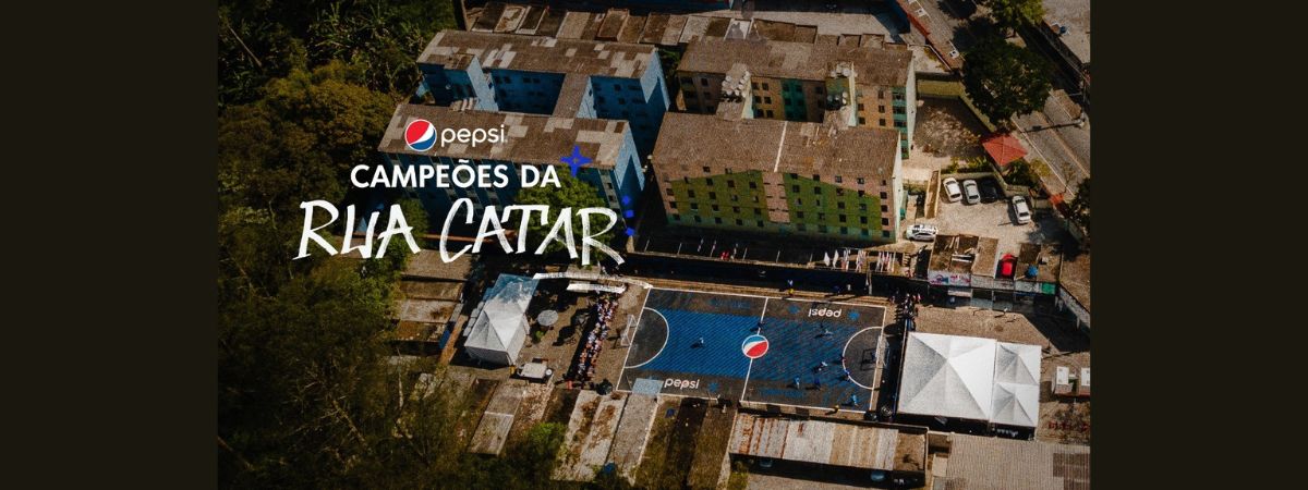 PEPSI Black coloca rua da zona leste de São Paulo no mapa e lança campanha “Campeões da Rua Catar”