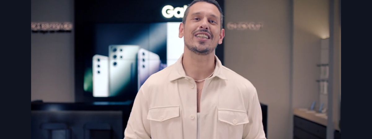 João Vicente Castro estrela campanha dos novos Samsung Galaxy S23 5G