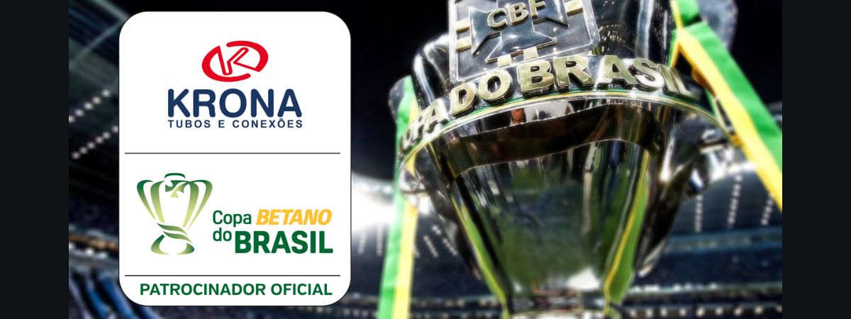 Krona anuncia patrocínio oficial da Copa do Brasil