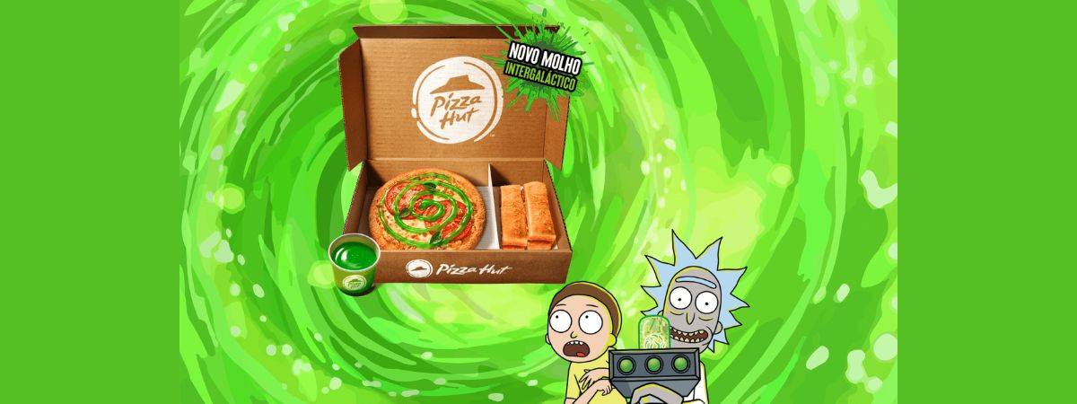 Pizza Hut aposta em humor de Rick & Morty para fortalecer My Box