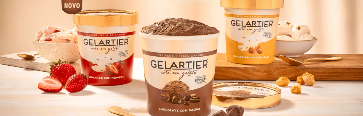 Unilever lança Gelartier mirando mercado brasileiro de Sorvetes Premium