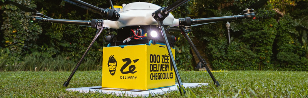 Zé Delivery realiza novos testes para implementar entregas via drone