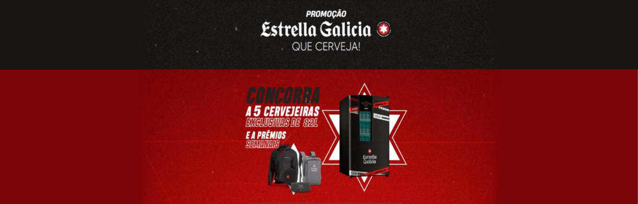 Estrella Galicia e Coca-Cola FEMSA lançam promoção com brindes e sorteios