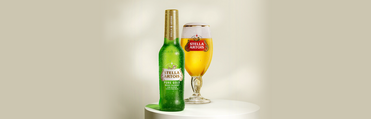 Stella Artois lança versão Pure Gold, sem glúten e com 17% menos calorias