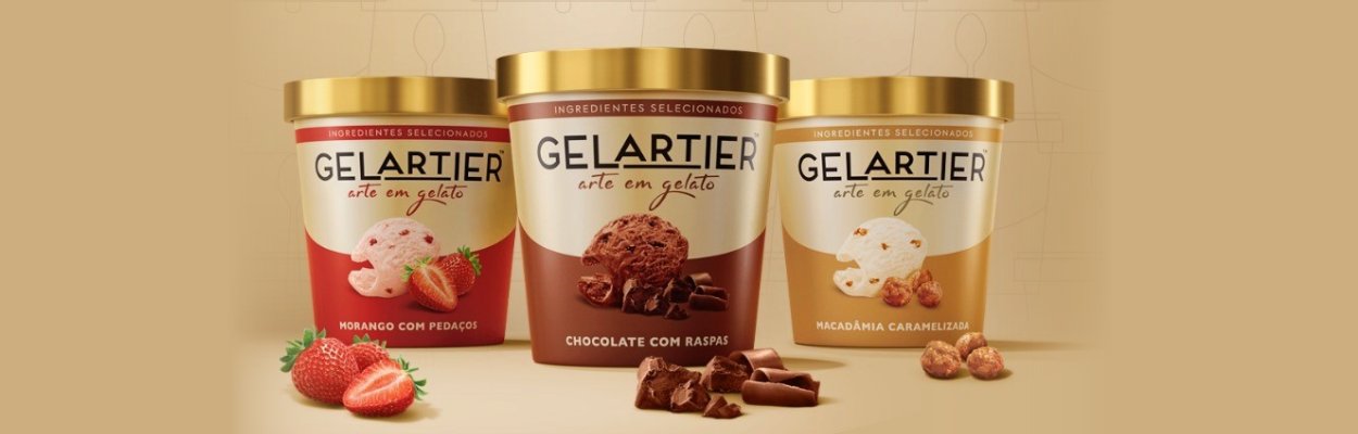 Com “gelateria secreta” instagramável, Gelartier celebra lançamento no Brasil