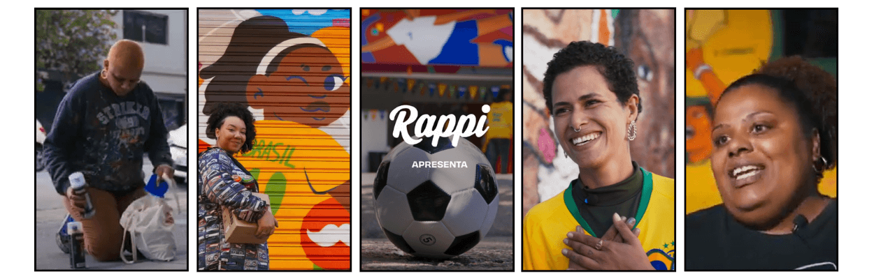 Rappi transforma ação em homenagem ao futebol feminino brasileiro em minidoc