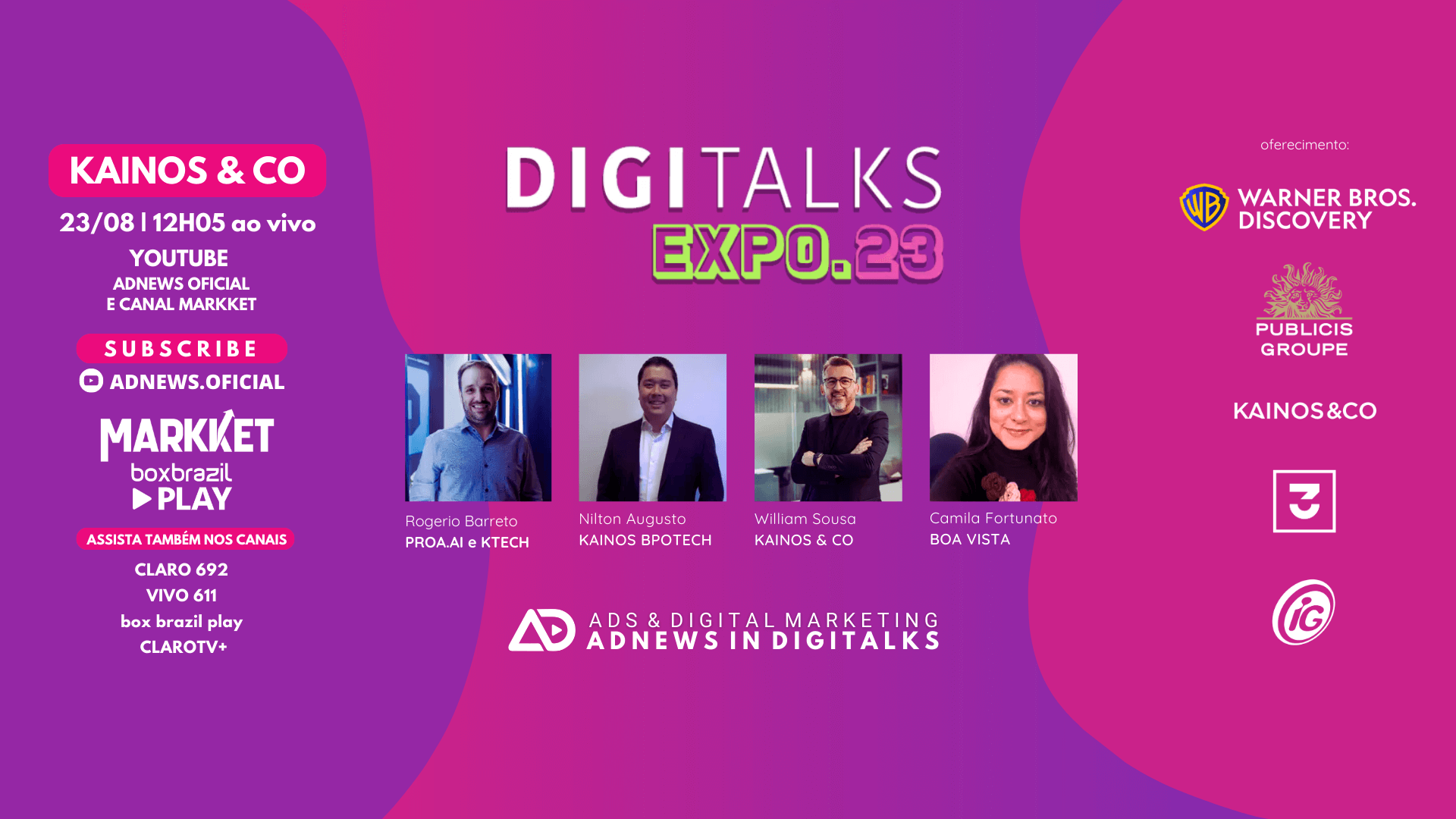 Adnews no Digitalks Expo 2023: IA Conversacional; assista ao vivo