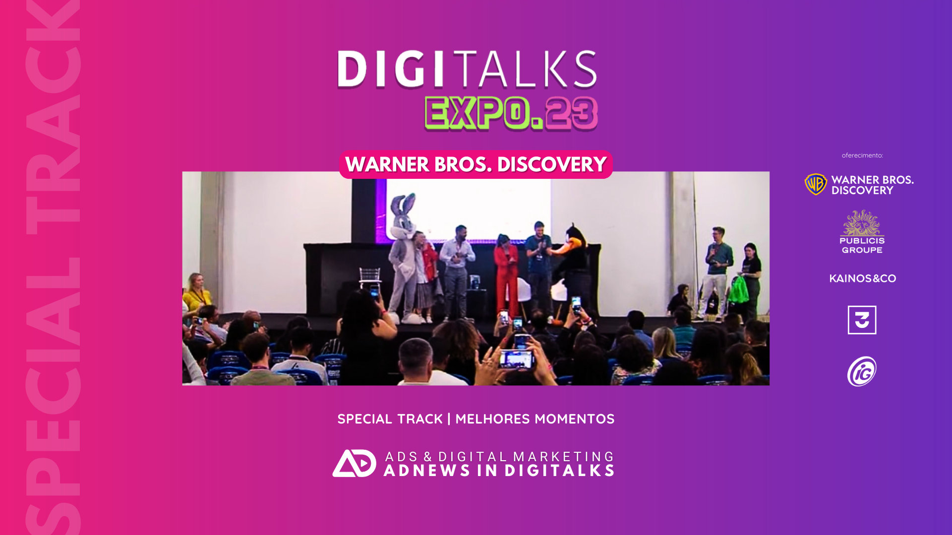 Digitalks Expo 2023: uma jornada pelos conteúdos premium da Warner Bros. Discovery
