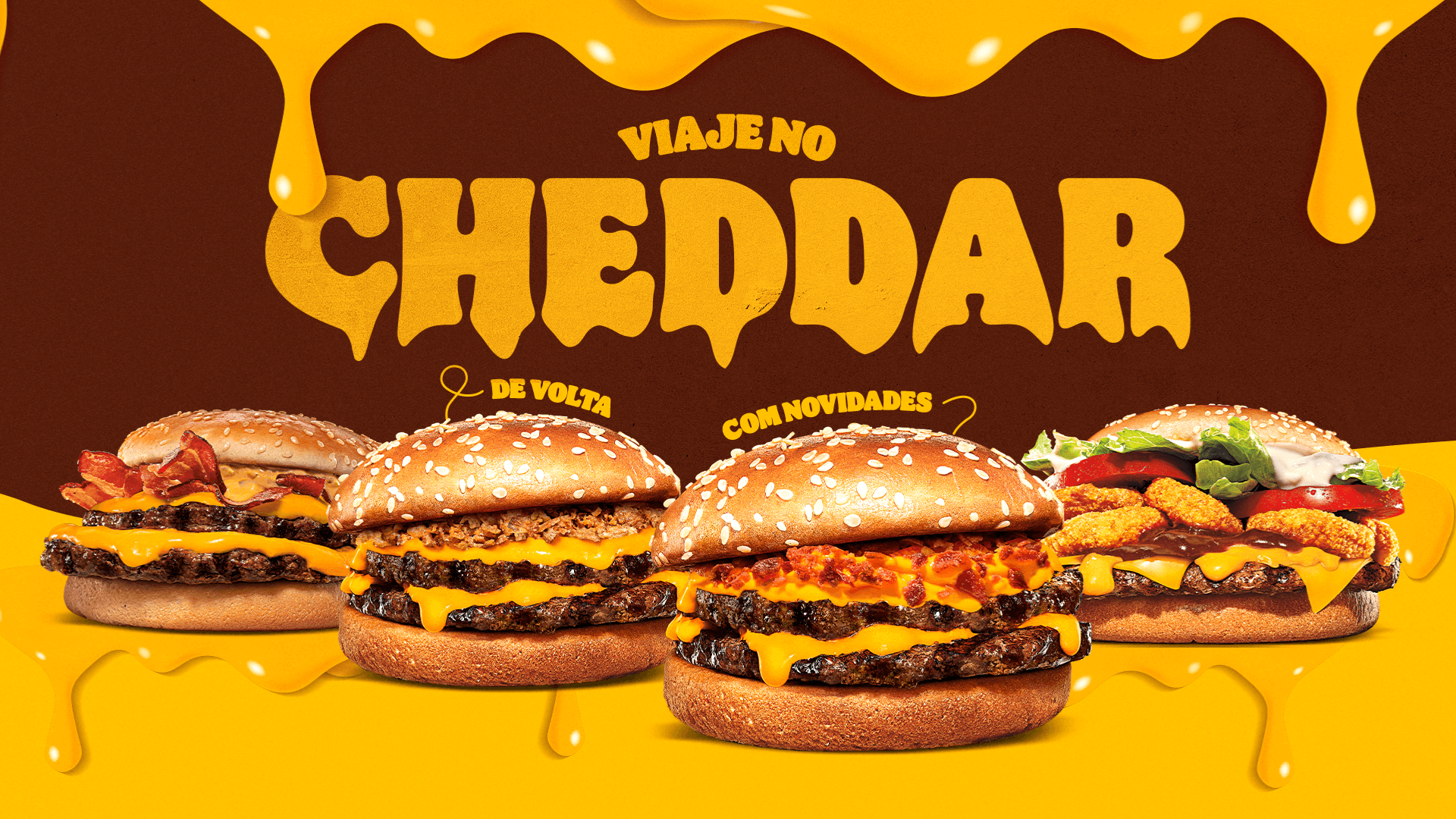 Burger King da Avenida Paulista tem ativação “cheddarliciosa” neste fim de semana