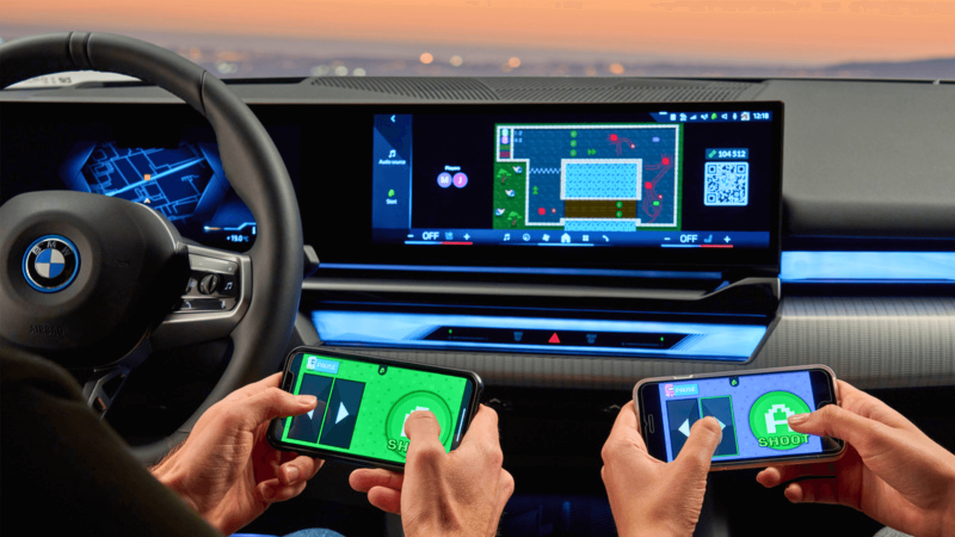 Carros gamers estão chegando: em collab, BMW e AirConsole lançam jogos multimídia